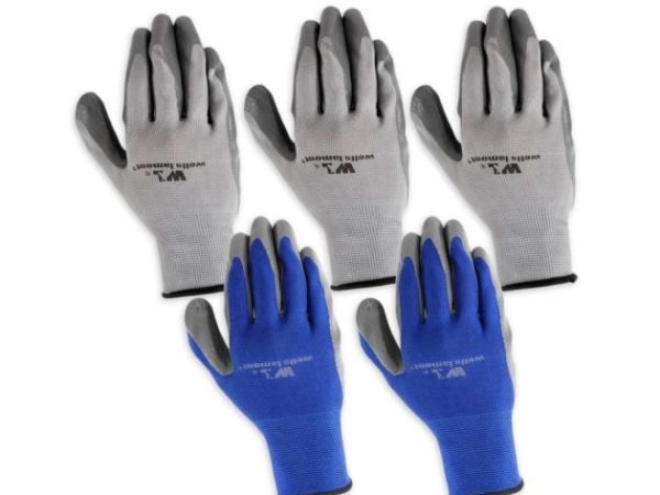 Wells Lamont Men’s Large Dipped Nitrile Gloves, 5 Pack only $2.98!